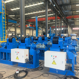 2025 OEM điều khiển tự động tự-aligning Hàn rotator với con lăn cao su lô hàng nhanh chóng Đường may theo dõi PLC cho phù hợp với sự liên kết - Product Image 1