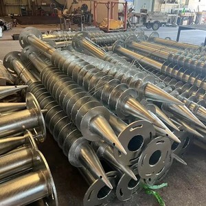 Vente en gros de vis de terre de fondation en acier au carbone boulon d'ancrage de <span class=keywords><strong>poteau</strong></span> <span class=keywords><strong>pour</strong></span> fondations de maison en <span class=keywords><strong>bois</strong></span> système de mesure en pouces - Product Image 5