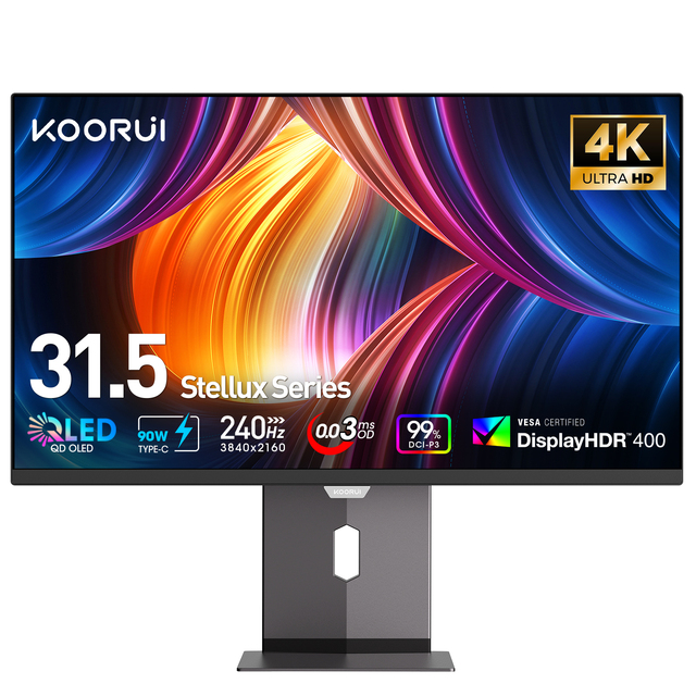 KOORUI 32 Inch 4K UHD OLED Gaming Monitor 240Hz 0.03ms Response Computer Display
