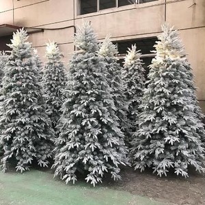 Arbre de Noël commercial d'extérieur 3m 4m, résistant aux UV, imperméable, grand arbre de Noël artificiel ignifuge pour place publique, toit - Product Image 2