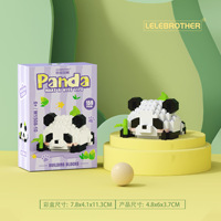 Blok Bangunan Mikro Partikel Grosir Edukatif Plastik Puzzle 3D DIY Miniatur Hewan Koleksi Mainan Konstruksi Kustom