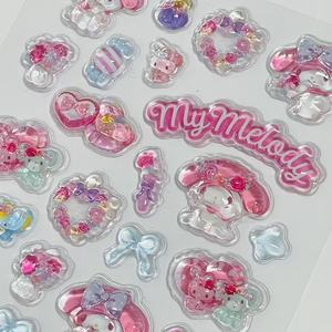 맞춤형 친환경 방수 자가 접착 <span class=keywords><strong>3D</strong></span> 엠보싱 크리스탈 버블 스티커 (선물 장식 및 포장용) - Product Image 5