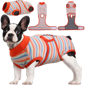 Traje de recuperación profesional para perros y gatos después de la cirugía Camisa de recuperación de mascotas Sustituto E-Collar y cono Evitar lamer Onesies para perros - Product Image 4