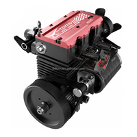 Moteur à essence TOYAN FS-L200GC à quatre temps bicylindre en ligne, modèle de kit de construction à assembler soi-même