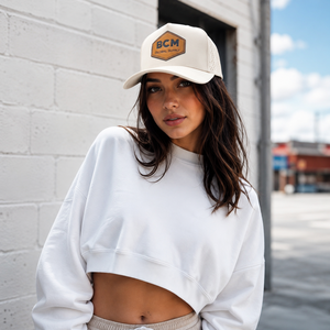 Casquette de golf en cuir avec emblème, 5 panneaux, personnalisable, haute qualité, faible MOQ, boucle métallique, séchage rapide, respirante, durable, unisexe - Product Image 6