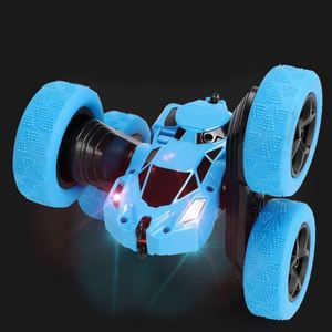Threeking - Coches de Acrobacias a Control Remoto con Luces, Conducción a Doble Cara, Giros de 360 Grados, Juguete Giratorio, Regalos - Product Image 5