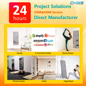 Espejo Digital Interactivo Inteligente para Fitness en Casa CH Custom, Espejo de Gimnasio con Pantalla Táctil LCD y Base - Product Image 2