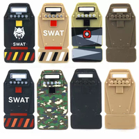 Pièces d'assemblage de bouclier carré de camouflage de protection des forces spéciales de la police MOC, compatibles avec les figurines et blocs de construction