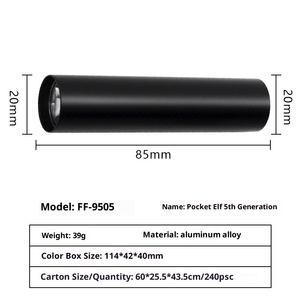 Mới dẫn đèn pin sạc Lithium-ion siêu sáng Dimmable nhỏ xách tay hợp kim nhôm bền sử dụng nhà sinh viên - Product Image 2