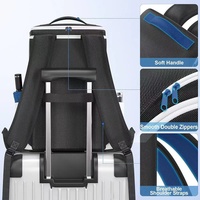 Sac à dos pour PS5PRO avec double bandoulière, adapté à la console de jeu PS5 Slim, sac de rangement pour accessoires