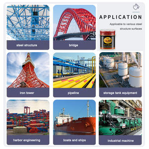 Fuerte adherencia Buen precio Pintura metálica epoxi <span class=keywords><strong>sobre</strong></span> óxido para aleaciones de aluminio - Product Image 4