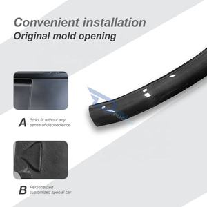 Pour Toyota 19- A90 A91 Supra Gr Lb Style Aileron arrière en fibre de carbone partielle Aileron arrière Supra pièces de voiture - Product Image 3