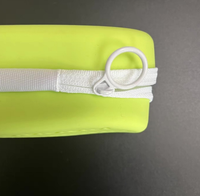 Organisateur de lunettes de soleil en silicone de grande taille YDS avec fermeture éclair, étui portable pour lunettes de soleil, organisateur de lunettes, sac souple