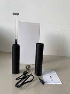 Espumador de Leche Eléctrico de Acero Inoxidable, Batidora de Café Portátil Recargable, Batidor de Huevos - Product Image 6