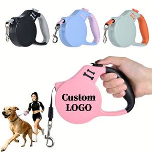 Correa Retráctil para Perro con Logotipo Personalizado, Mango Ergonómico Antideslizante, Cinta de Nailon Antienredos, Correa Extensible para Perro - Product Image 1