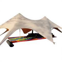 Tente de camping robuste à double pignon, protection UV, imperméable, coupe-vent, grande surface de couverture pour événements extérieurs