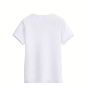 Baggy Solid Color Drop Shoulder O-Neck Plain Blank Lightweight Regular Fit Casual 100% Cotton Breathable Eco-Friendly <b>Tshirt</b> for - Product Image 2