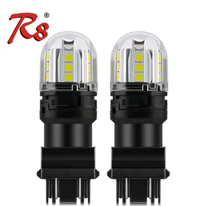 גבוהה כוח 6W 900LM רכב LED נורות 3030 * 21SMD AC 12-55V סופר מואר הפעל אות/זנב/גיבוי/בלם אור אוטומטי תאורה