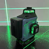 Mini 360 4D 16 lignes °   Niveau laser vert autonivelant à lignes croisées avec télécommande pour la construction professionnelle et le bricolage