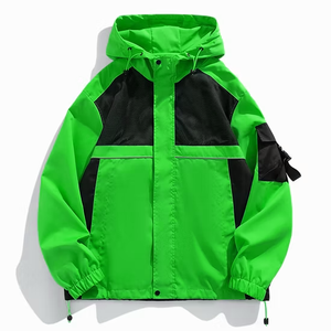 Veste coupe-vent en nylon personnalisée pour hommes Vêtements de sport imperméables et légers Fabricant d'usine OEM ODM - Product Image 4