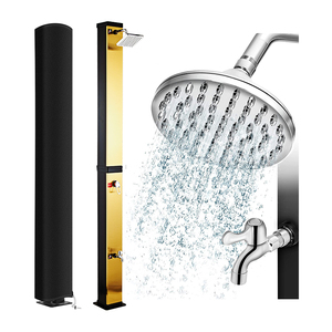<span class=keywords><strong>Douche</strong></span> <span class=keywords><strong>solaire</strong></span> durable pour <span class=keywords><strong>piscine</strong></span> extérieure et jardin, modèle CYEN 40 L, nouveau design, PVC et acier inoxydable - Product Image 3