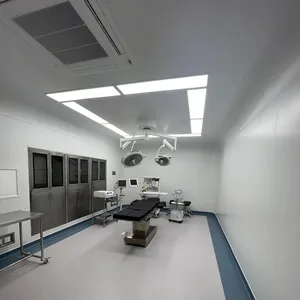 غرفة تشغيل بتصميم مركب من الصين غرفة تشغيل سريعة التركيب من ألواح الألومنيوم للمسرح الجراحي
