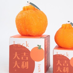 Northern Mu Ugly Orange <b>Candle</b> Scented Soy Wax Small <b>Large</b> Size Wedding Favor New Year Decor - Product Image 1