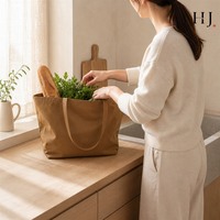 Grand sac fourre-tout en toile personnalisé et sac d'épicerie réutilisable, sac de shopping pliable et résistant pour le bricolage, l'art, l'artisanat et la peinture