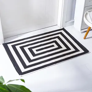 Felpudo de algodón personalizado para exteriores, Felpudo con estampado divertido para puerta delantera - Product Image 4