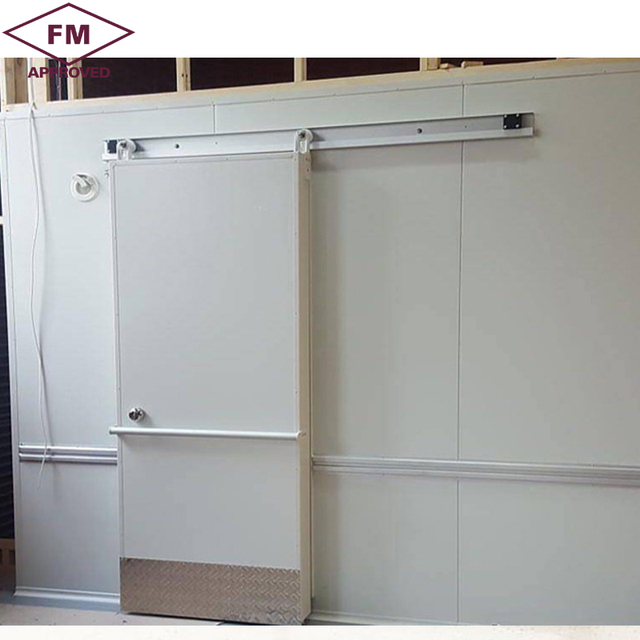 Customizable Size Meat Chicken Storage Refrigerator Freezer Sandwitch Panel Sliding Cold Room Door