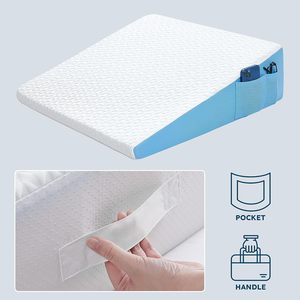 <span class=keywords><strong>Almohada</strong></span> de espuma viscoelástica de 7,5 ", soporte para la espalda y elevación de las piernas, <span class=keywords><strong>almohada</strong></span> de cuña para dormir - Product Image 3