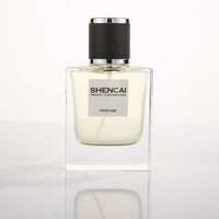 Nouveau design Bouteilles de parfum en verre carrées Col à sertir unique Volume de 50ml Vide en vrac pour elle et lui