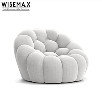 Ensemble de canapés WISEMAX pour salon moderne, canapé incurvé en forme de bulle, couleur personnalisable, ensemble de fauteuils de détente, ensemble de canapés