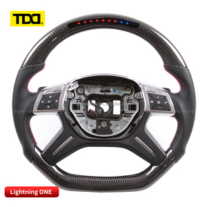 พวงมาลัยคาร์บอน TDD LED สำหรับรถเบนซ์ W213 W204 S500 S320 S300 E200 E300 E320 E350 E43 E63 E53 E500 Amg พวงมาลัยแบบมีไฟ LED - Product Image 4