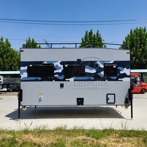 <span class=keywords><strong>Camper</strong></span> de Ocio Todoterreno, <span class=keywords><strong>Camper</strong></span> de Fibra de Vidrio 4x4, Carcasa de Camioneta para Campamento en Venta, Remolque de Camping con Plataforma Plana de Fábrica de RV - Product Image 4