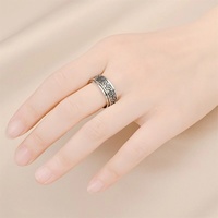 Bague Serpent Unisexe en Acier Inoxydable Haute Qualité Or Argent Noir, Idéale pour Mariages, Fêtes, Cadeaux ; pour Hommes et Femmes
