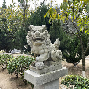 <span class=keywords><strong>Estatua</strong></span> de Mascota Antigua de Piedra para Jardín Exterior Japonés, Perro Foo Fu, León Guardián Chino, Escultura de León KOMA-<span class=keywords><strong>INU</strong></span> - Product Image 4