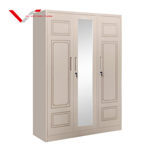 Armoire métallique à 3 portes coulissantes en acier, fabrication chinoise, pas chère, pour chambre à coucher - Product Image 1