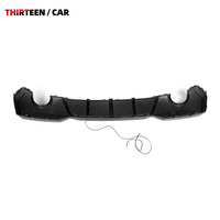 M Sport Diffuseur Arrière Spoiler Lip pour BMW G22 G23 Série 4 420 425 430 Brillant Noir PP Lèvre Arrière Avec Lumière 2021-2025