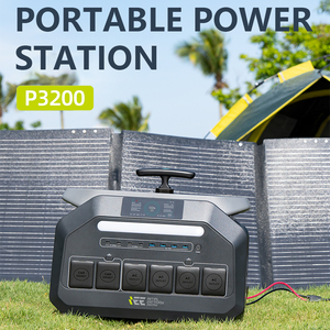 IEETek P3200 Portable Power Station 2048WH Outdoor 3200W Pure Sine Wave Inverter Home Backup Max <b>Solar</b> <b>Panel</b> 1000W - Product Image 6