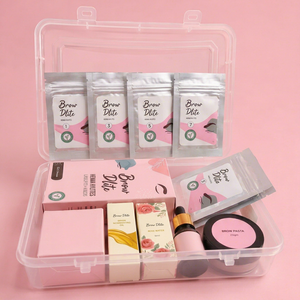 Formule à base de plantes BrowDlite pour des arches de sourcils naturellement prononcées avec ce kit d'échantillons de henné pour sourcils longue durée - Product Image 1