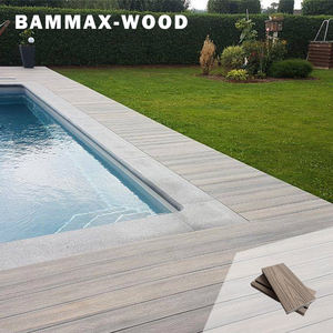 Hdpe impermeable de jardín de teca piscina wpc piso de madera de la Junta al aire libre pisos laminados de madera compuesto de plástico - Product Image 6