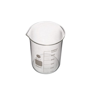 Vaso medidor de vidrio borosilicato de 250 ml, 100 ml, 40 ml con boquilla para uso en laboratorio - Product Image 3