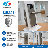Venta Directa de Fábrica, Cerradura Inteligente con Tarjeta RFID, Sistema de Cerradura para Puertas de Hotel Modernos, Seguridad para Habitaciones, Certificación CE UL