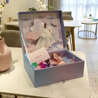 Boîtes cadeaux décoratives en carton de luxe imprimées sur mesure, avec couvercle à rabat 3D