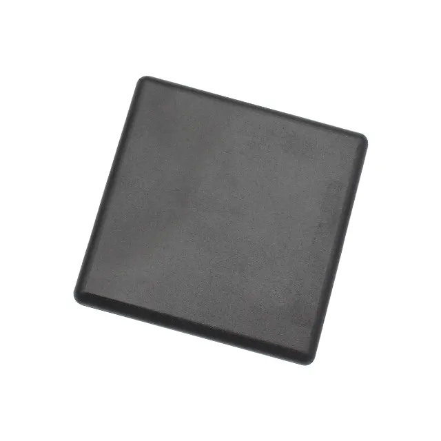 Norme européenne 8080 Couvercle d'extrémité noir en plastique Couvercle noir en nylon pour embouts à fente Ob80 T Profils d'extrusion en aluminium