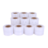 Film alimentaire transparent en PVC de qualité commerciale pour supermarchés et usage domestique ; Grand rouleau jetable ; Film alimentaire pour la cuisine, idéal pour emballer les fruits