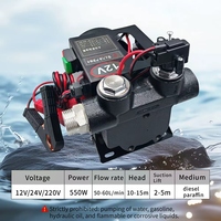 Diesel-Getriebepumpe 60L/min 12V 24V DC-Motor für Kraftstofftank 2m Kabel OEM 1 Jahr Garantie