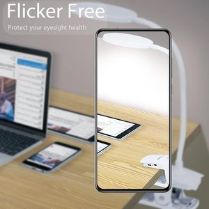 Hot Sale Table Lamp USB Recharged <b>Touch</b> Control Reading Bedroom <b>Bedside</b> Study Work Led Desk Lamp - Product Image 2