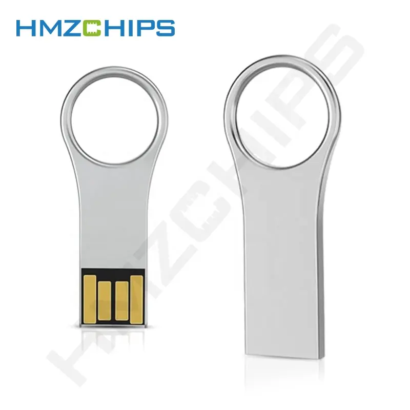 HMZCHIPS toptan yüksek hızlı 4GB Metal 2.0 3.0 USB kalem sürücü Flash sürücüler Memory Stick 2GB 8GB 16GB 32GB 64GB usb bellek sürücüler